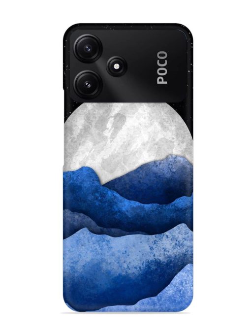 Full Moon Mountain Vector Snap Case for Poco M6 Pro (5G) Zapvi