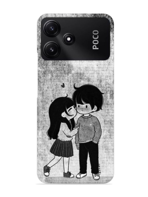 Couple Love Highlights Snap Case for Poco M6 Pro (5G)