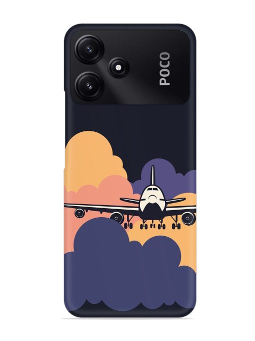 Aeroplane vector Snap Case for Poco M6 Pro (5G) Zapvi