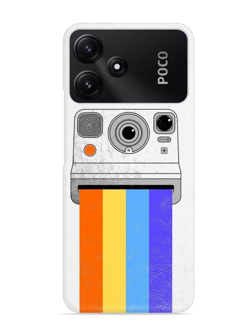 Retro Camera Art Snap Case for Poco M6 Pro (5G) Zapvi