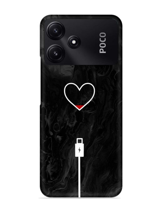 Heart Charging Vector Snap Case for Poco M6 Pro (5G)