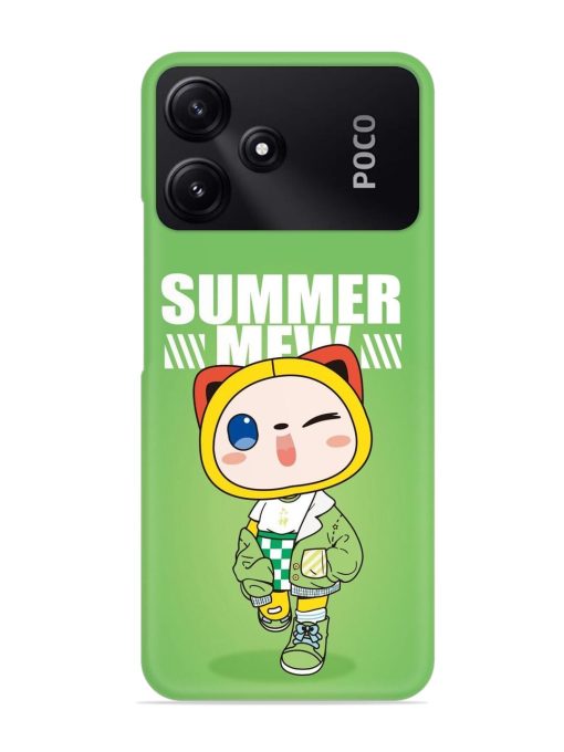 Summer Mew Snap Case for Poco M6 Pro (5G) Zapvi