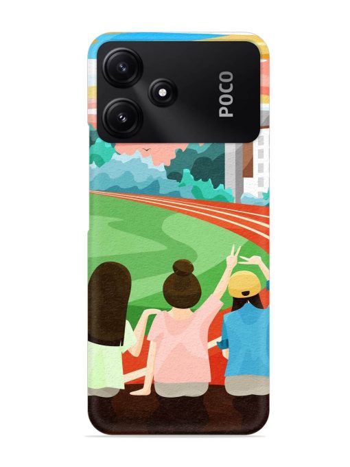 School Playground Snap Case for Poco M6 Pro (5G) Zapvi