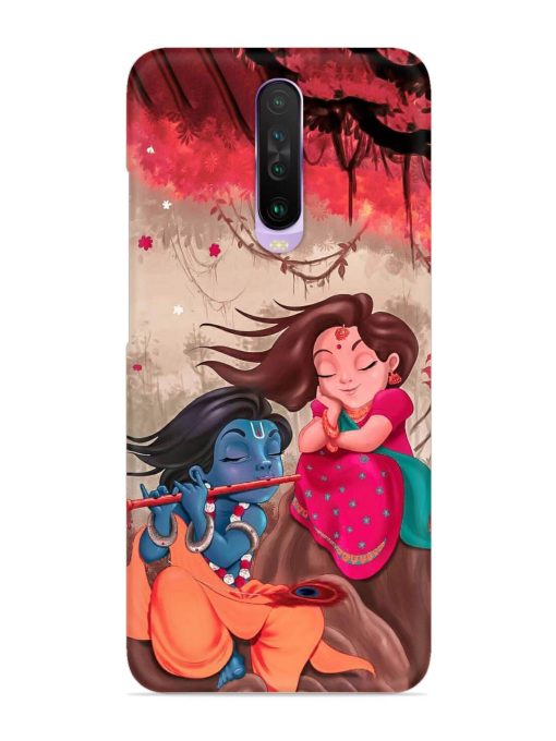 Radhe Krishna Water Art Snap Case for Poco X2 Zapvi