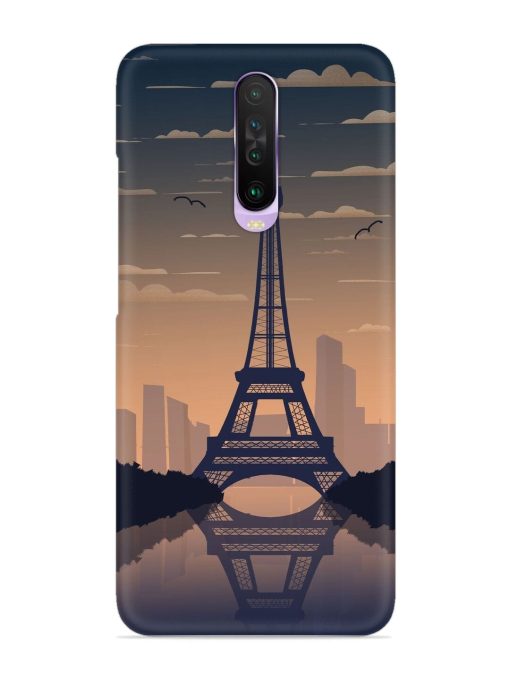 France Paris Eiffel Tower Gradient Snap Case for Poco X2 Zapvi