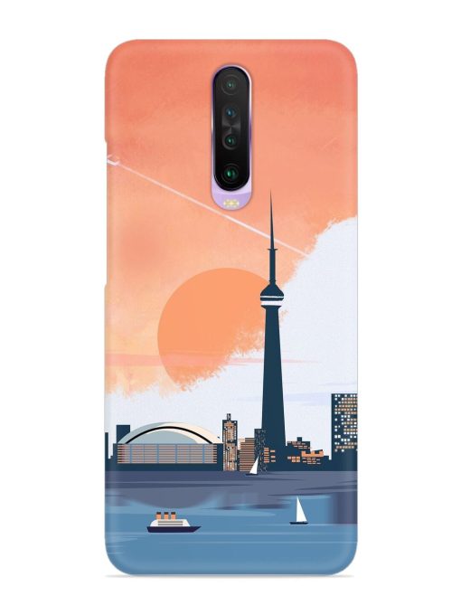 Toronto Canada Snap Case for Poco X2 Zapvi