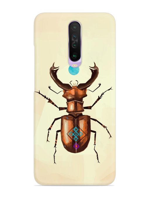 Stag Beetle Vector Snap Case for Poco X2