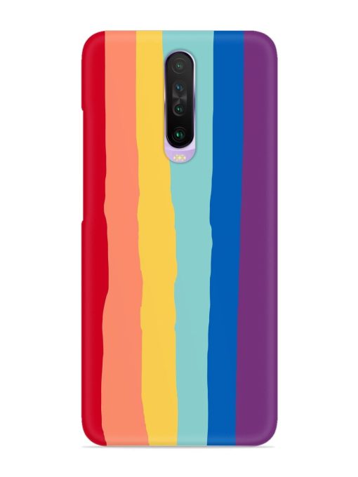 Rainbow Genuine Liquid Snap Case for Poco X2 Zapvi