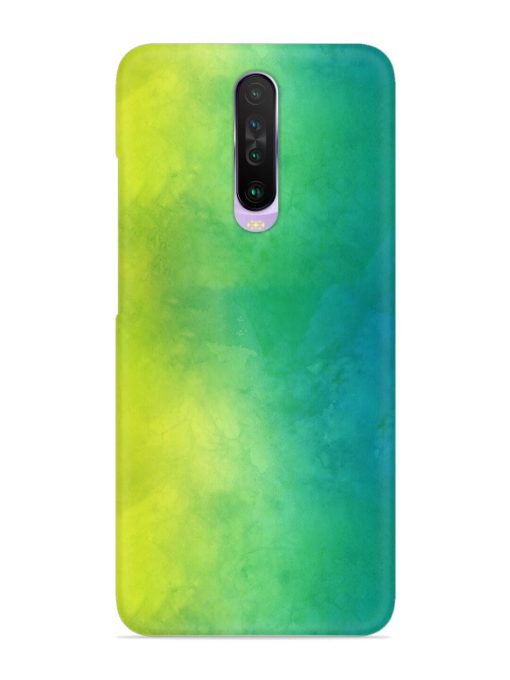 Yellow Green Gradient Snap Case for Poco X2 Zapvi