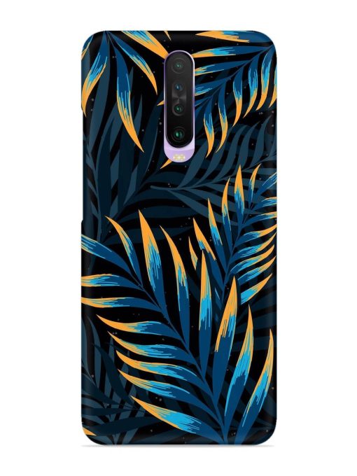 Abstract Leaf Art Snap Case for Poco X2 Zapvi