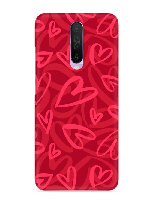 Seamless Romantic Pattern Snap Case for Poco X2