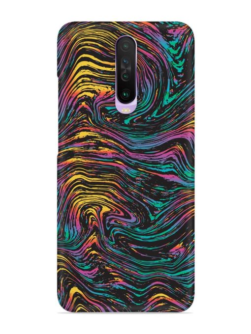 Abstract Liquid Colors Snap Case for Poco X2