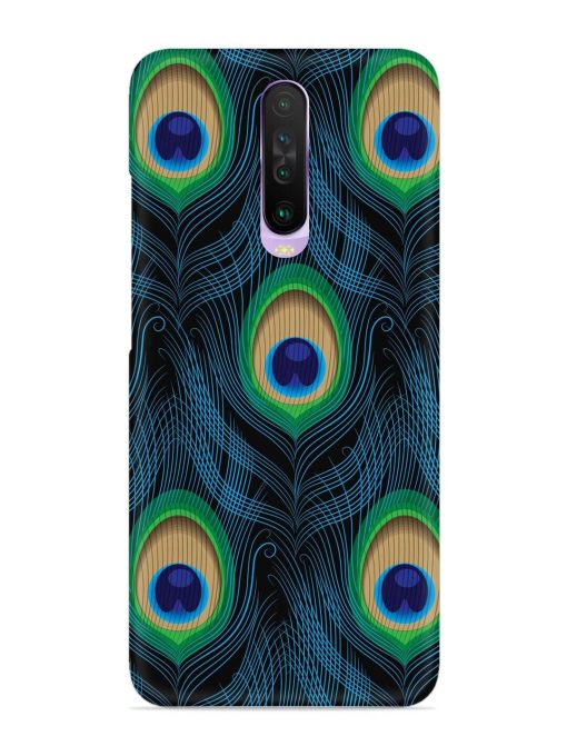 Seamless Pattern Peacock Snap Case for Poco X2 Zapvi