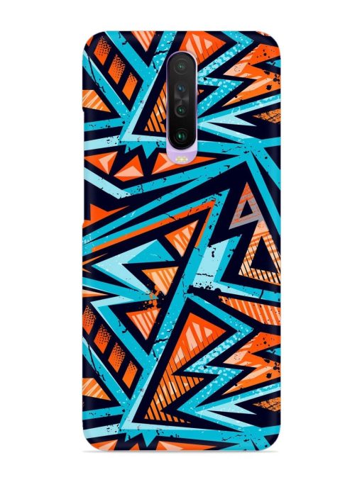 Abstract Seamless Grunge Snap Case for Poco X2