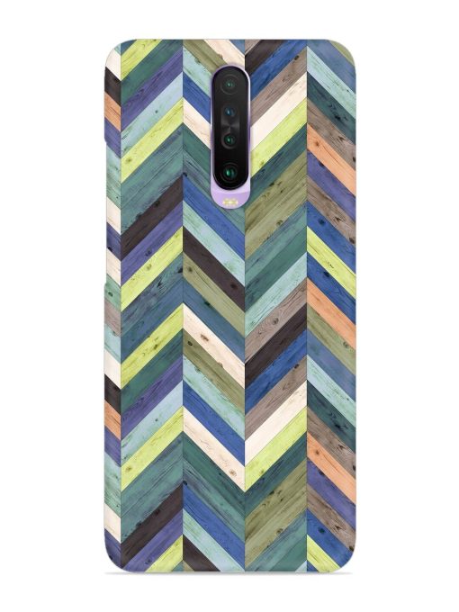 Chevron Random Color Snap Case for Poco X2 Zapvi