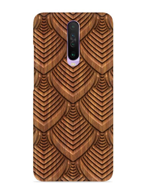 Carved Pattern On Snap Case for Poco X2 Zapvi