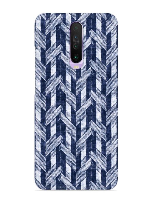 Abstract Herringbone Motif Snap Case for Poco X2