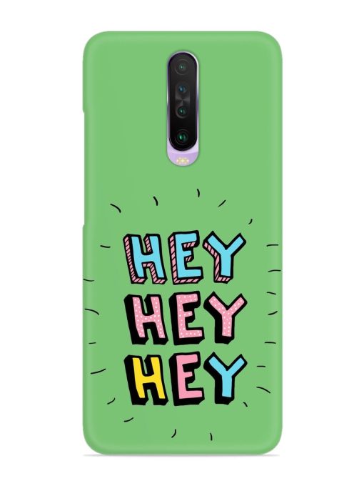 Hey Vector Cartoon Snap Case for Poco X2 Zapvi