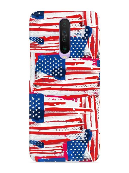 Usa Flag Seamless Snap Case for Poco X2