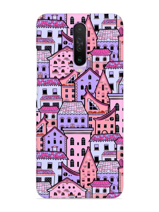 Seamless Pattern Houses Snap Case for Poco X2 Zapvi