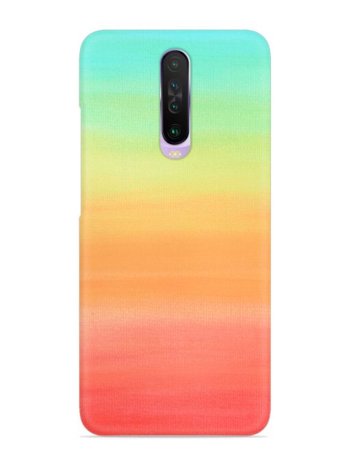 Background Sky Watercolor Snap Case for Poco X2 Zapvi