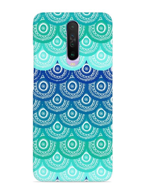 Ethnic Seamless Pattern Snap Case for Poco X2 Zapvi