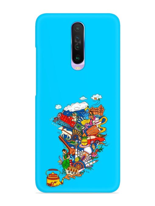 Vector Design Indian Snap Case for Poco X2 Zapvi