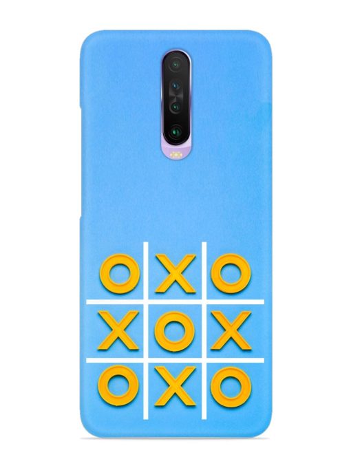 Yellow Plastic Crosses Snap Case for Poco X2 Zapvi