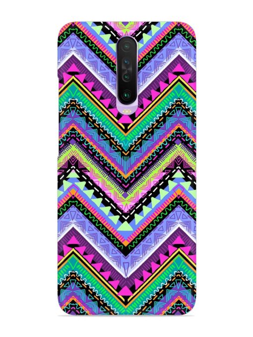 Tribal Aztec Print Snap Case for Poco X2 Zapvi