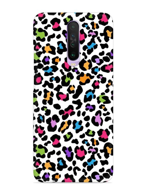 Seamless Leopard Pattern Snap Case for Poco X2 Zapvi