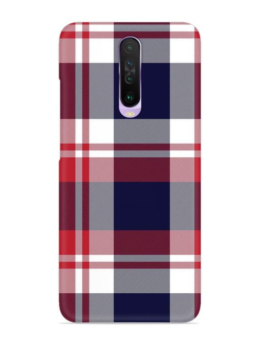 Classic Plaid Tartan Snap Case for Poco X2 Zapvi