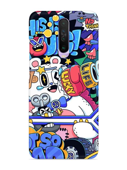 Universal Doodle Snap Case for Poco X2 Zapvi