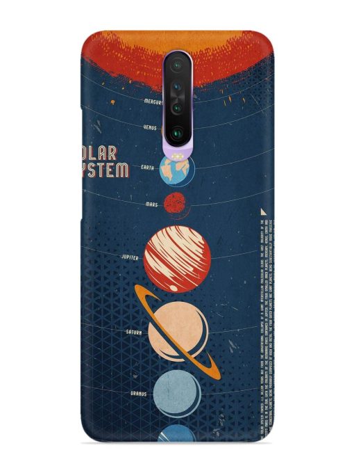 Solar System Vector Snap Case for Poco X2 Zapvi