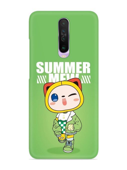 Summer Mew Snap Case for Poco X2 Zapvi