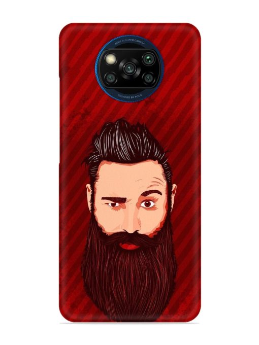 Beardo Man Snap Case for Poco X3 Zapvi