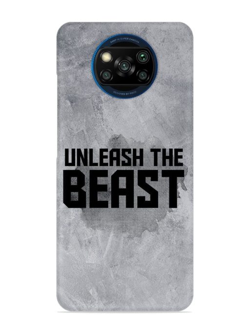 Unleash The Beast Snap Case for Poco X3 Zapvi