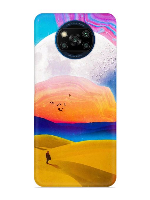 Sandy Desert Snap Case for Poco X3 Zapvi