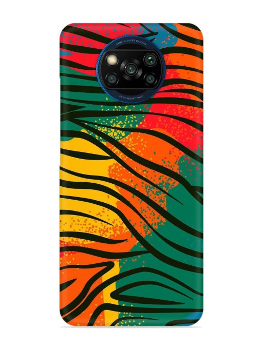 Bright Colorful Snap Case for Poco X3 Zapvi