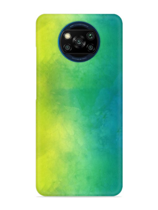 Yellow Green Gradient Snap Case for Poco X3