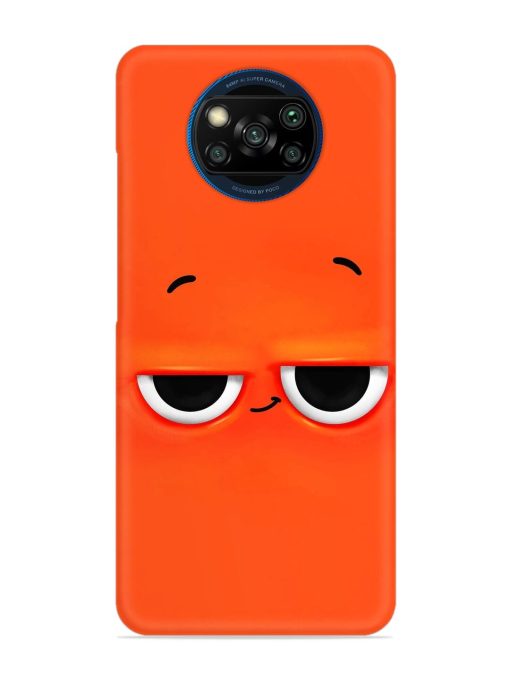 Smiley Face Snap Case for Poco X3 Zapvi