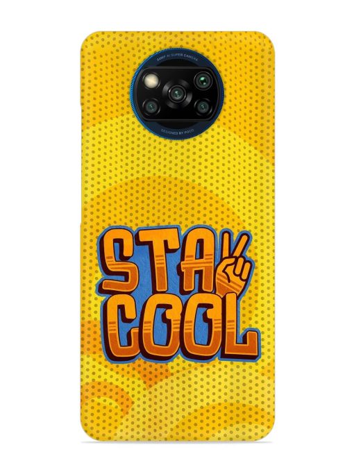 Stay Cool Snap Case for Poco X3 Zapvi