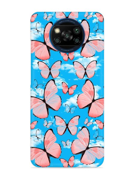 Seamless Pattern Tropical Snap Case for Poco X3 Zapvi