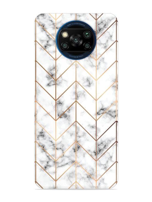 Vector Marble Texture Snap Case for Poco X3