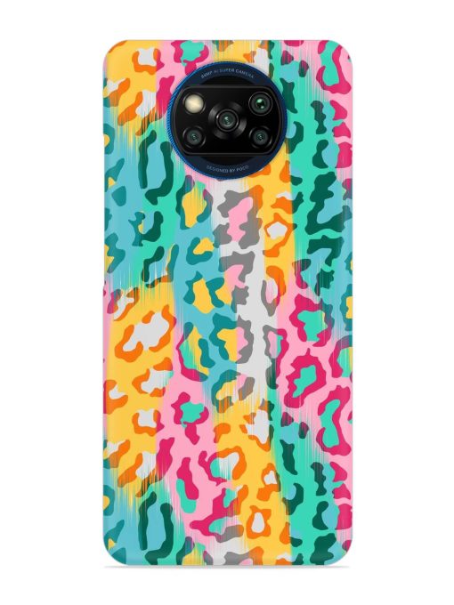 Seamless Vector Colorful Snap Case for Poco X3 Zapvi