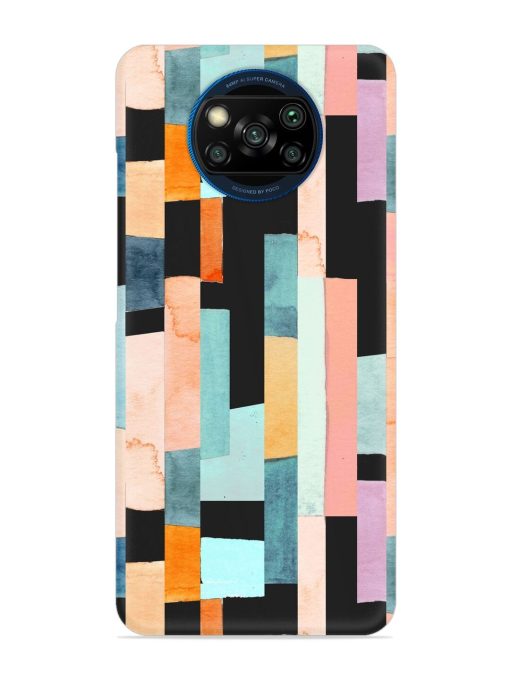 Geometric Seamless Pattern Snap Case for Poco X3 Zapvi