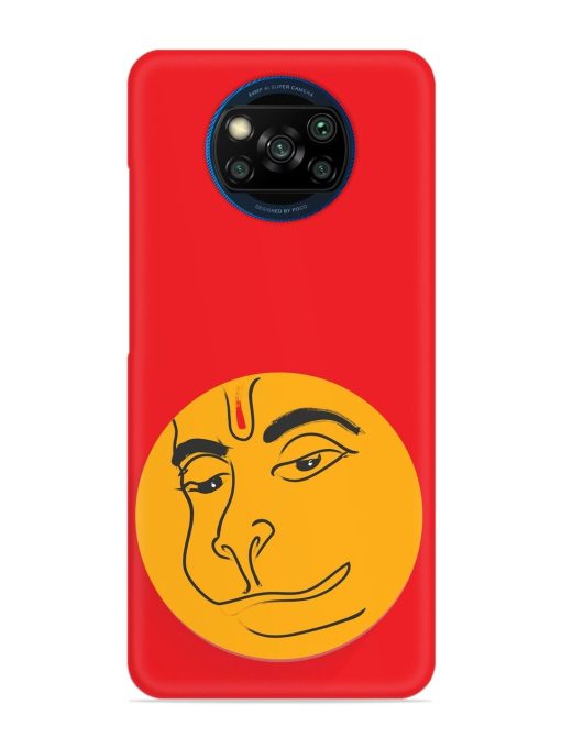 Lord Hanuman Vector Snap Case for Poco X3 Zapvi