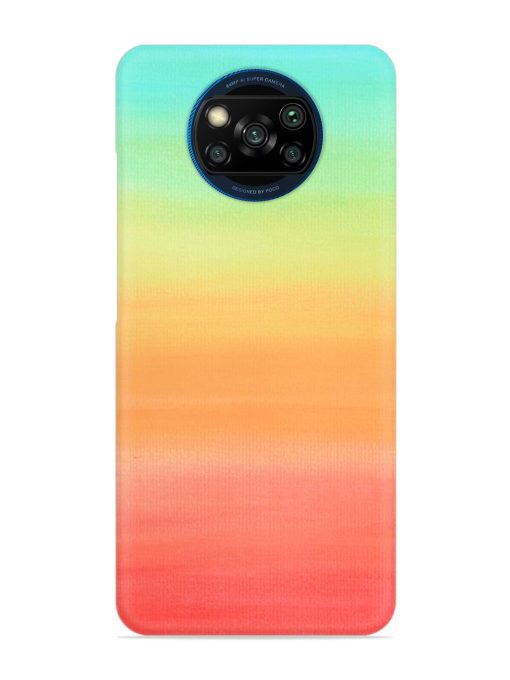 Background Sky Watercolor Snap Case for Poco X3