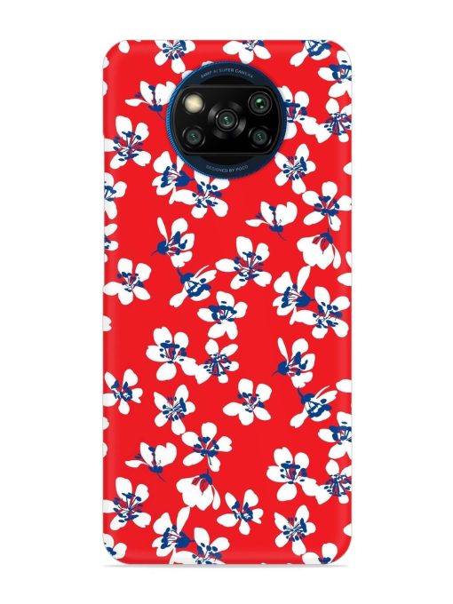 Hand Drawn Abstract Snap Case for Poco X3 Zapvi