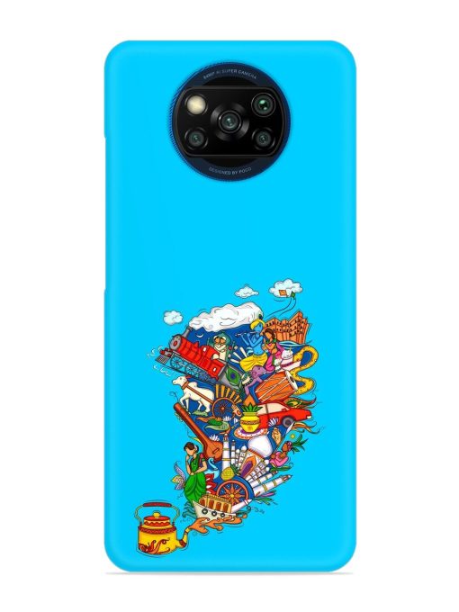 Vector Design Indian Snap Case for Poco X3