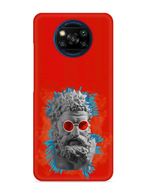 Contemporary Art Concept Snap Case for Poco X3 Zapvi